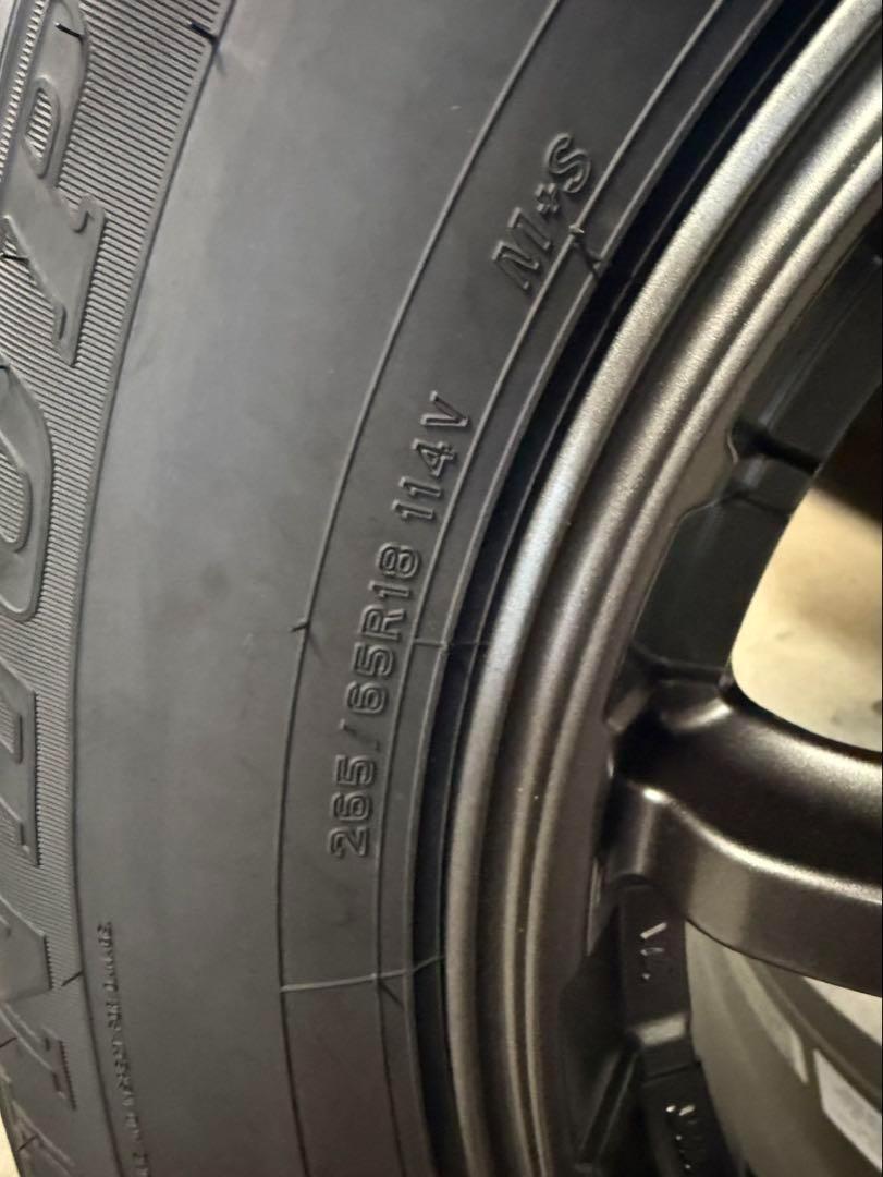 【新古】ランクル250専用　ジャオス18インチホイール　ダンロップ夏タイヤ付4本