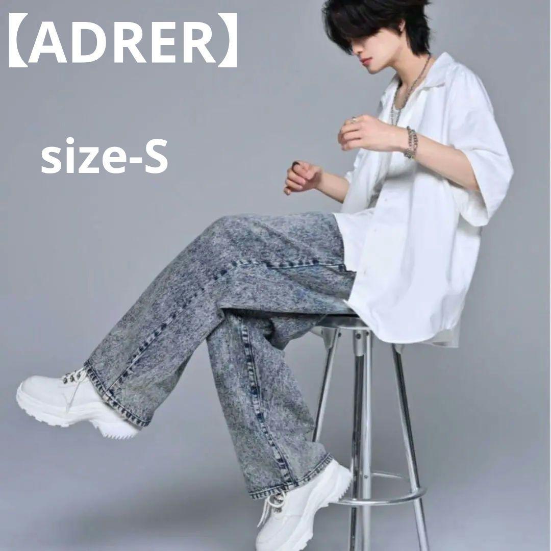 【ADRER】ヴィンテージメイクワイドテーパードデニム