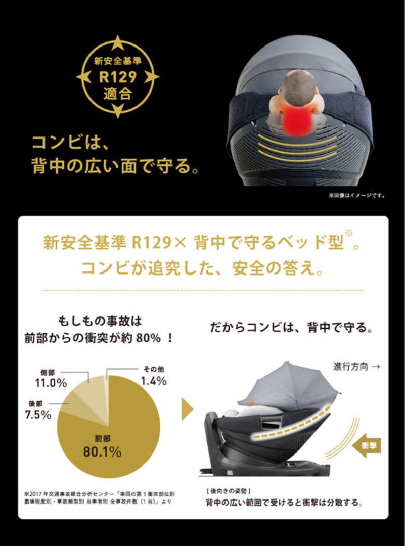 THE S Air ISOFIX エッグショック ZA-670 レザーブラック