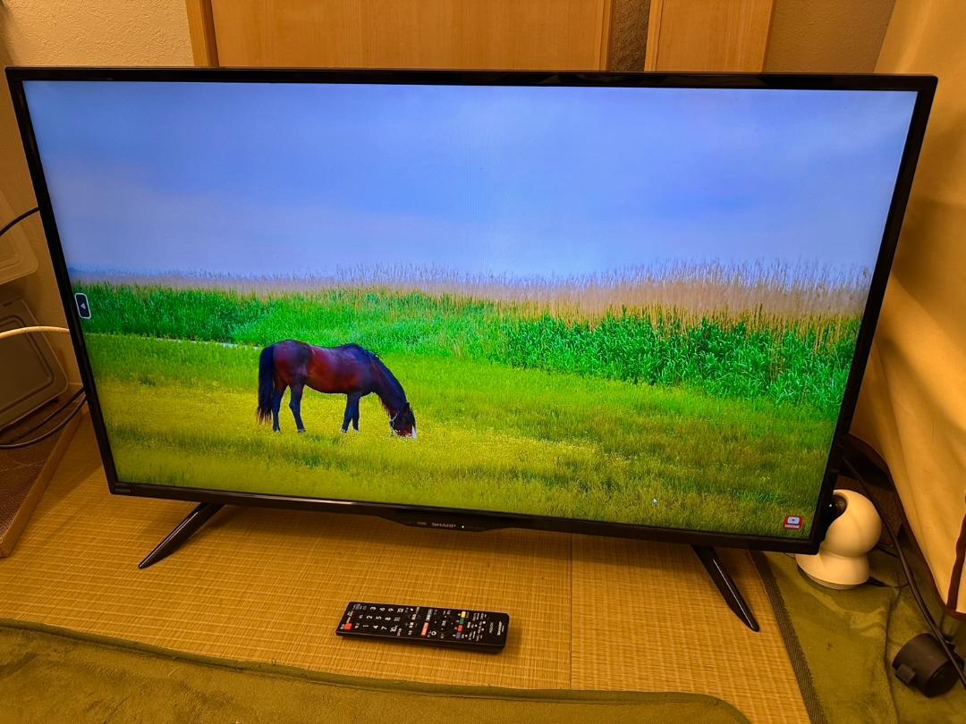 SHARP シャープ 40型 4K テレビ 4T-C40AH2 19年製綺麗！