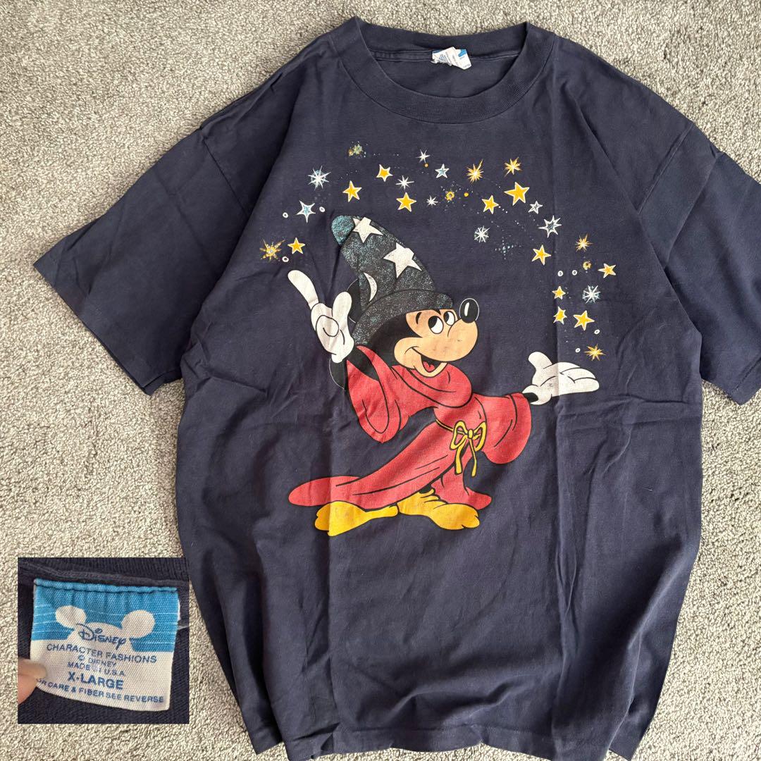 80’s ファンタジア　ミッキーマウス　Tシャツ　ディズニー　FANTASIA
