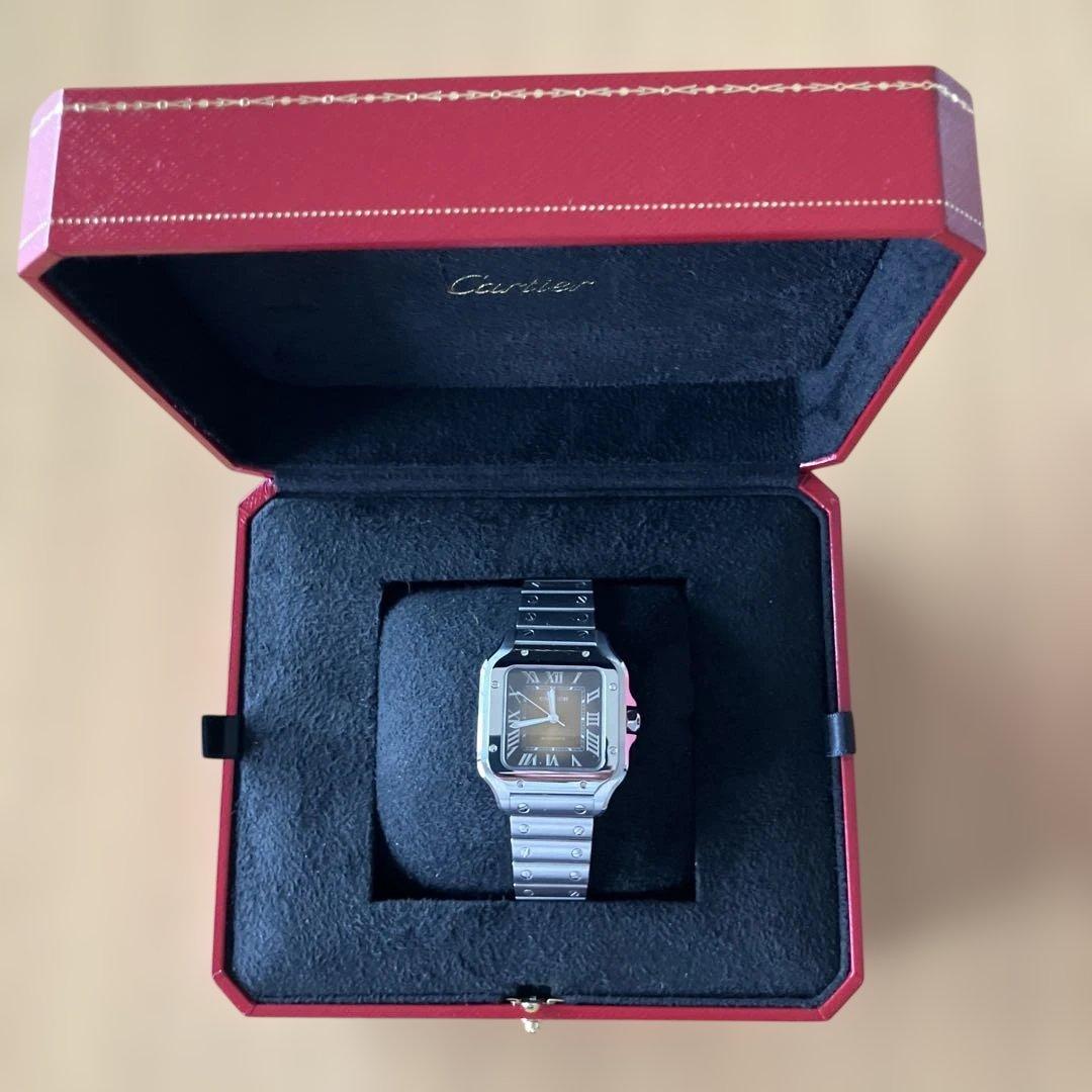 【新品未使用】カルティエ　サントス WSSA0065 完品 定価125.4万円