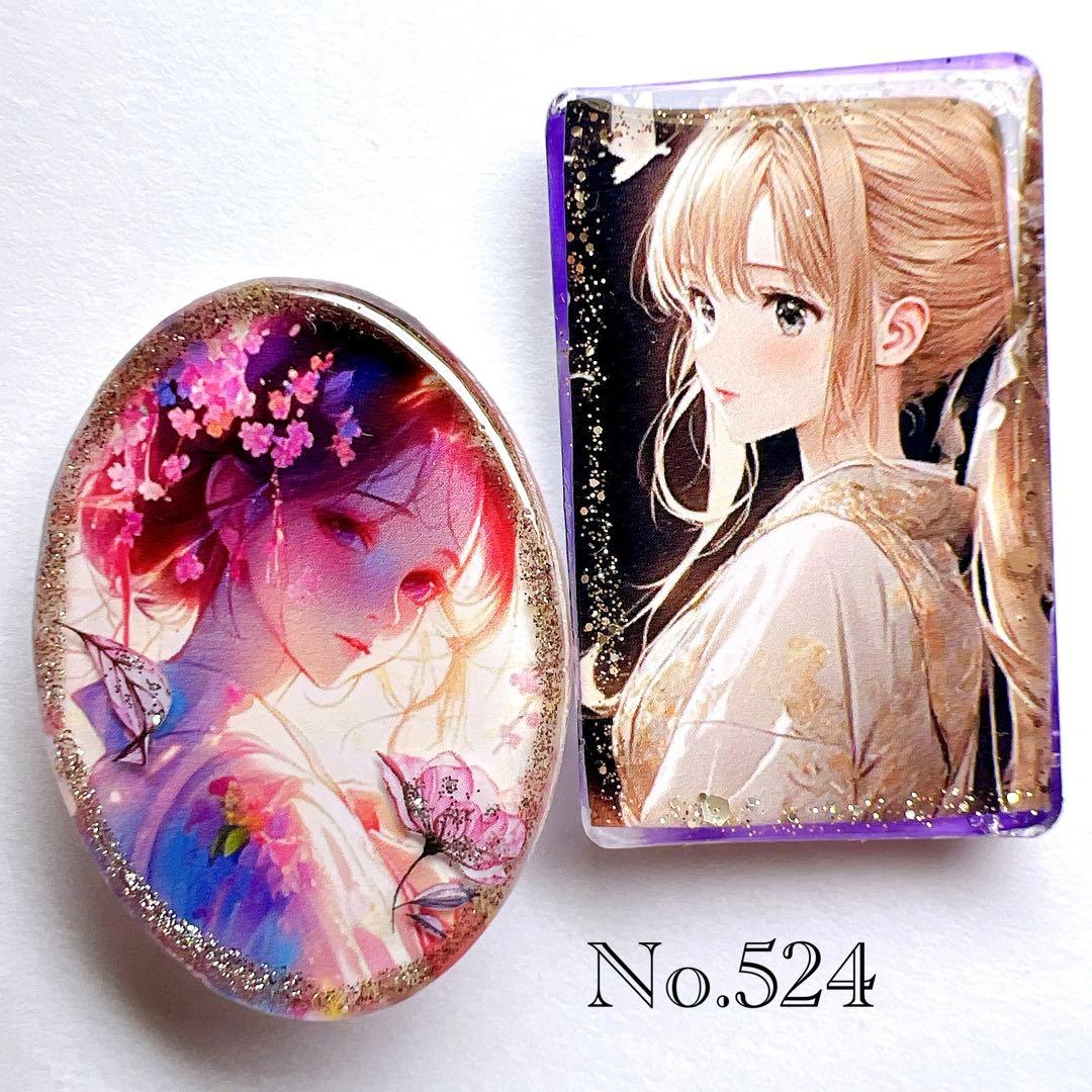 レジン ヘアゴム 女の子 No.524