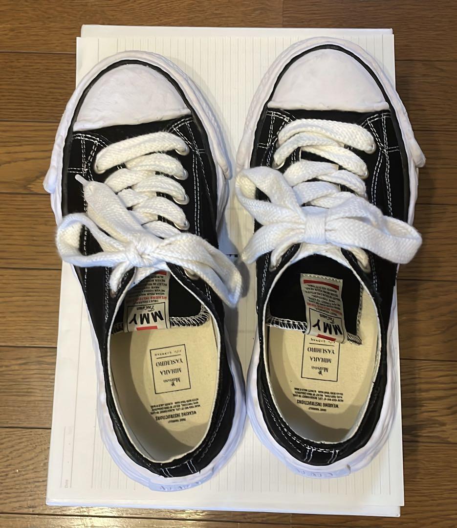 ミハラヤスヒロ　PETERSON 23 LOW CANVAS / BLK
