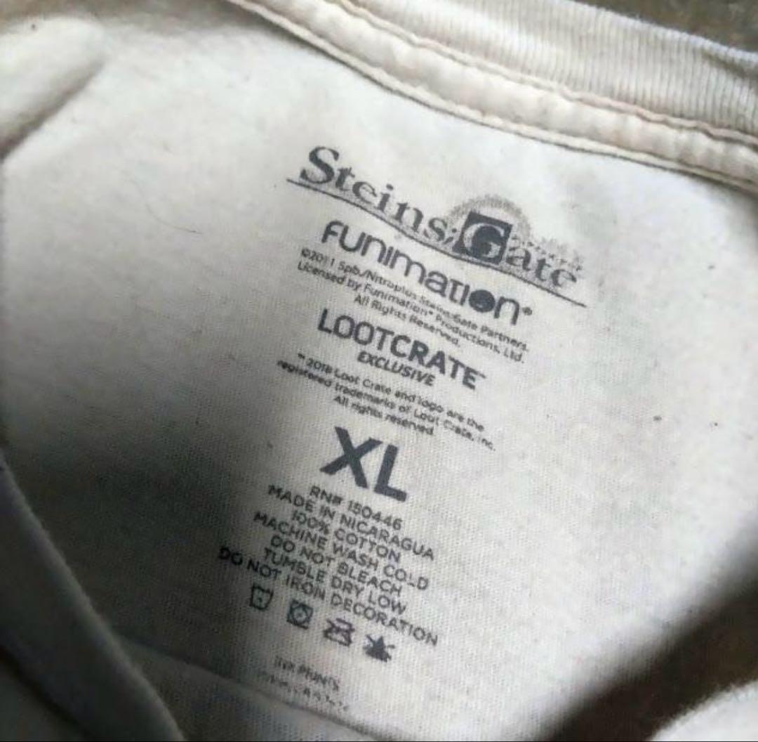” Steins;Gate ” Anime T-Shirt XL