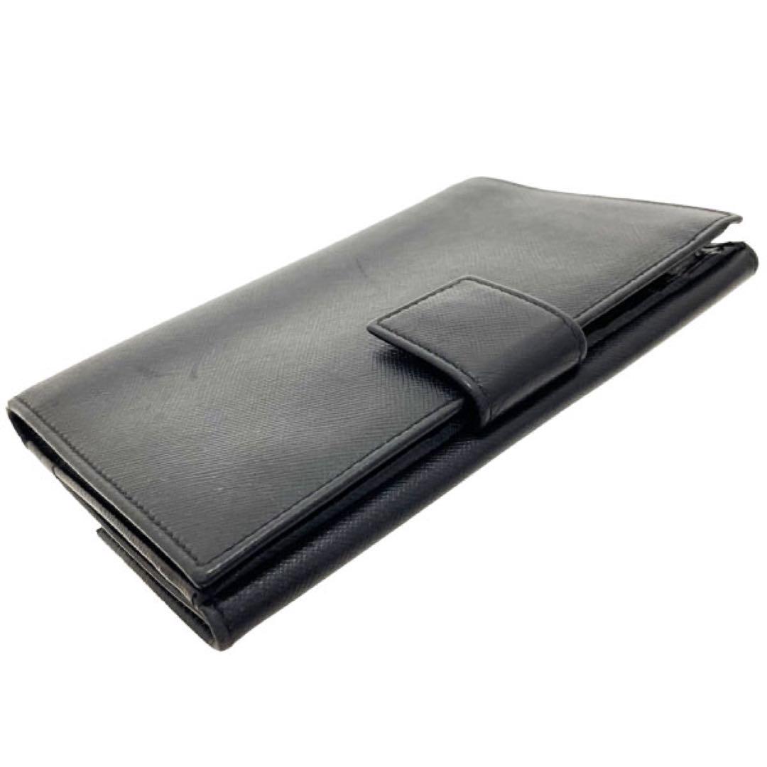 正規品 美品 プラダ Wホック サフィアーノ 財布 サイフ 【NN13588】