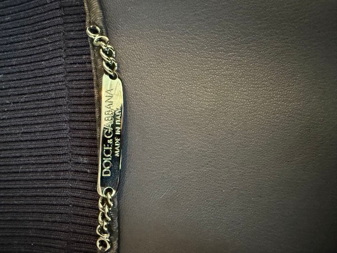 DOLCE & GABBANA ネイビースエード ブルゾン ライダースサイズ50 DOLCE & GABBANA ネイビースエード ブルゾン ライダースサイズ50