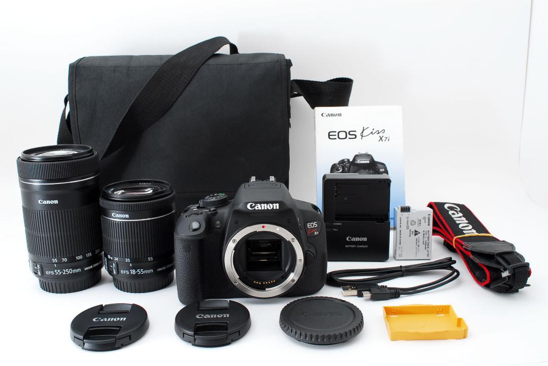 キヤノン CANON EOS X7i ダブルレンズキット 1800万画素