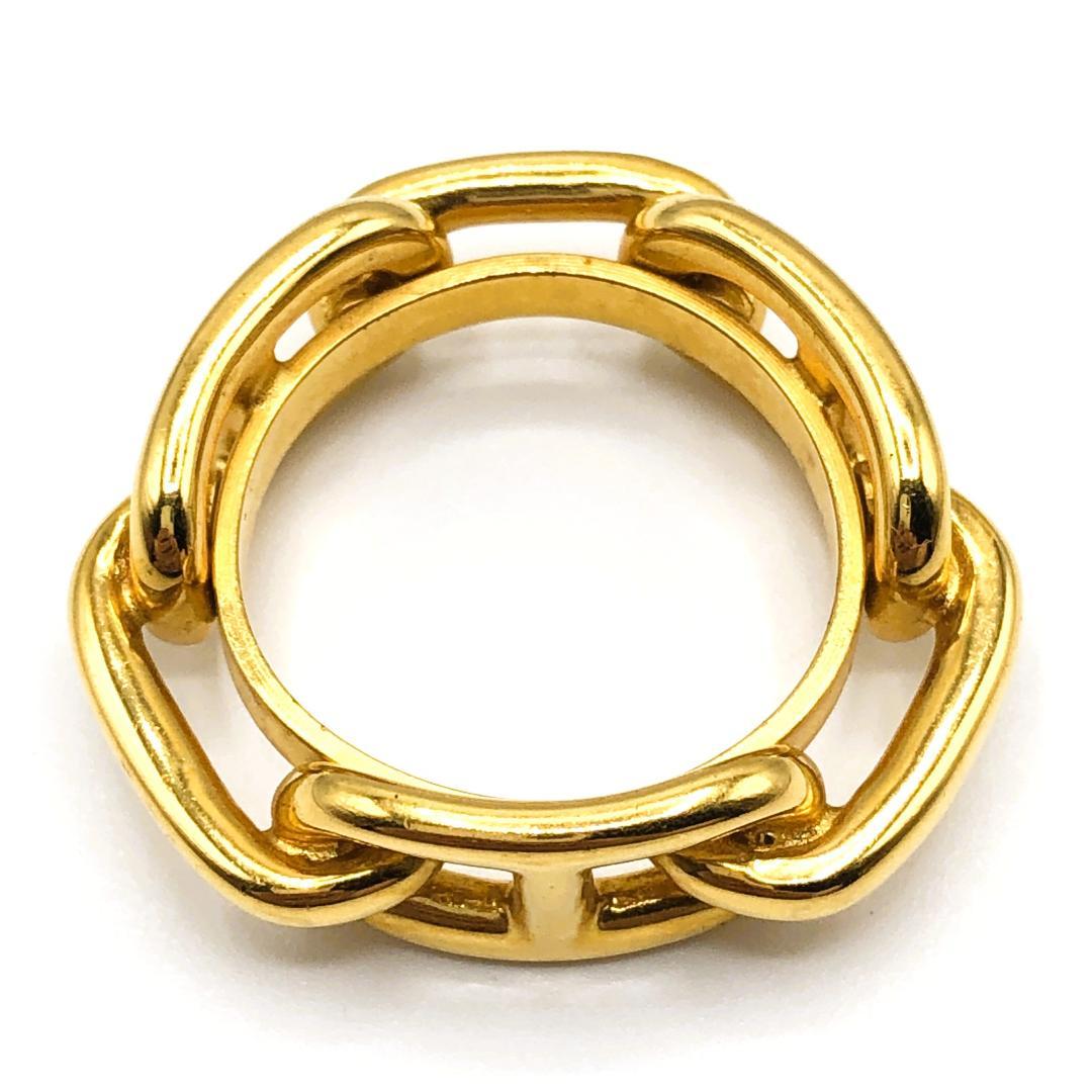 HERMES エルメス スカーフリング レガート ゴールド 美品