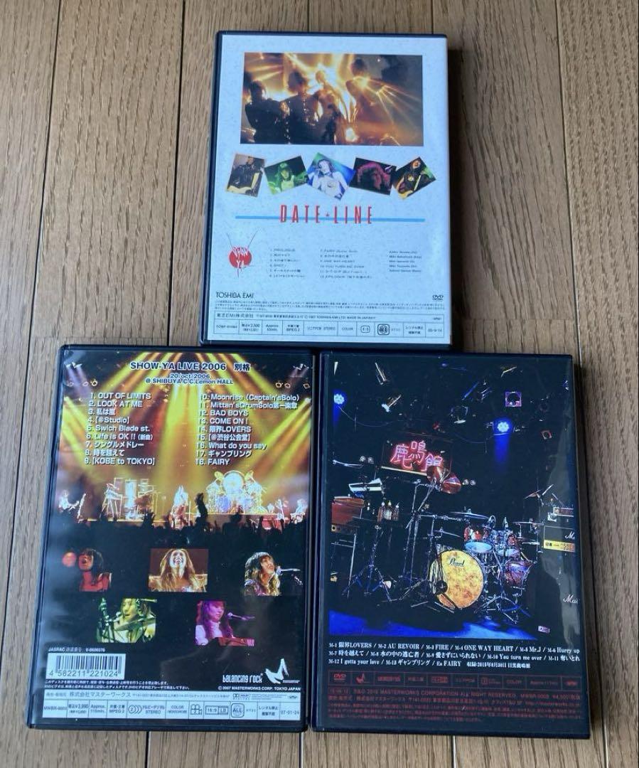 SHOW-YA dvd 3枚セット