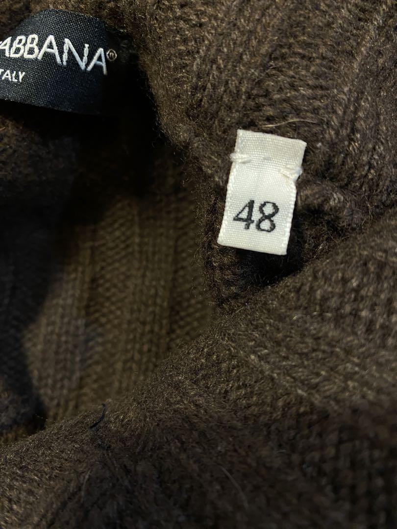 大注目 & DOLCE GABBANA 48 ニットセーター ドルチェアンドガッバーナ トップス