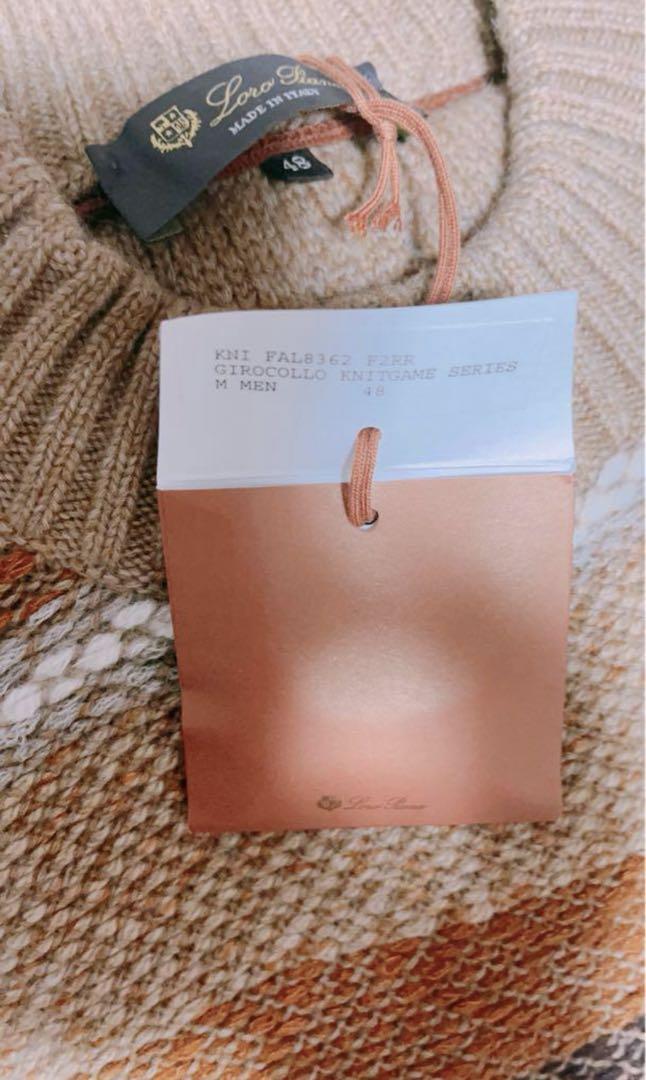 タグ付新品ヒョンビン ロロピアーナLoro Piana カシミヤニット