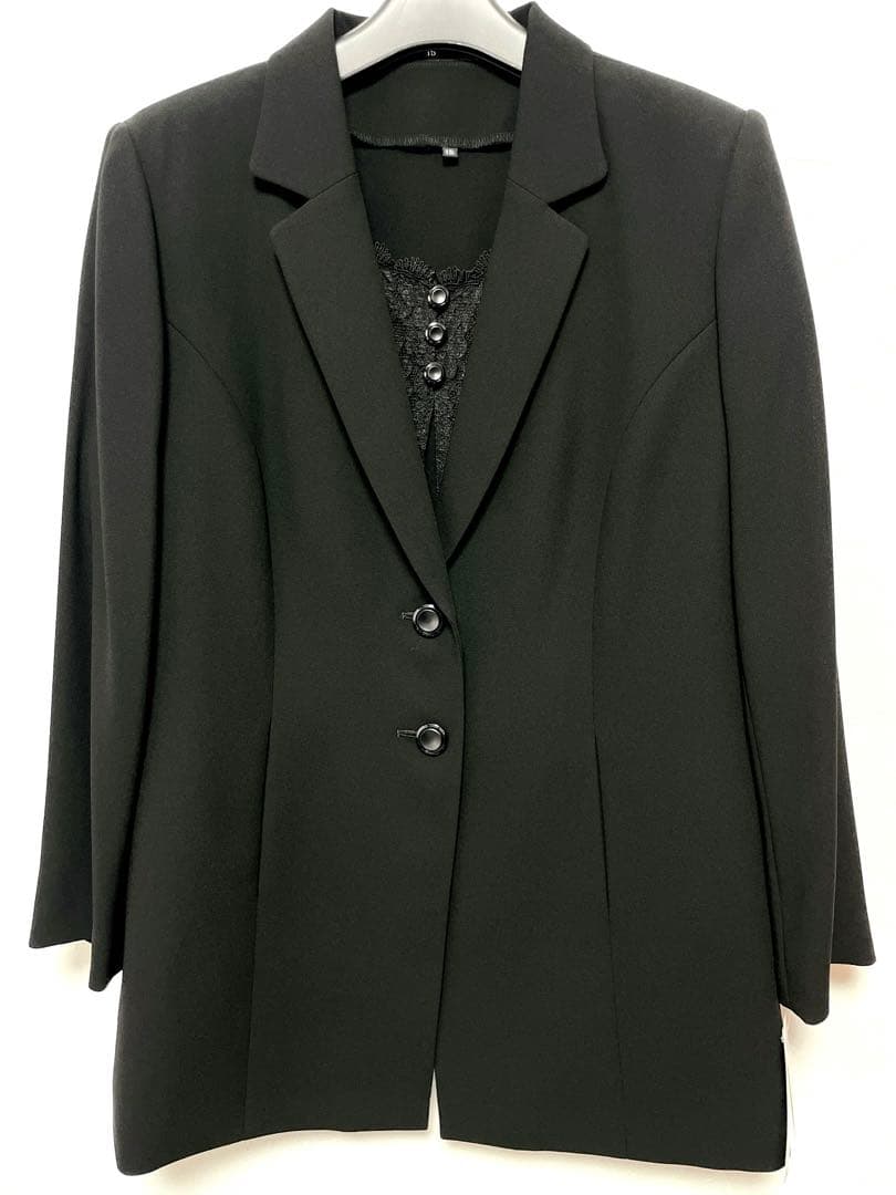 新品　フォーマルスーツ ３点セット 15号 ゆったり 大きめ　ソリテール