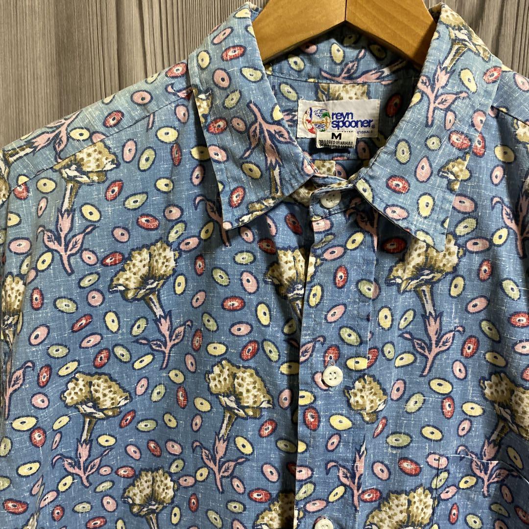 m18 ヴィンテージ reyn spooner花柄アロハシャツ