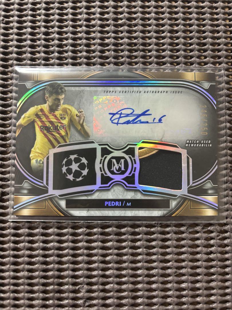 Pedri |250 直筆サイン メモラ レリック topps museum