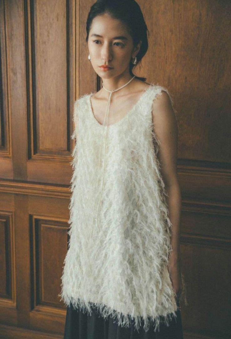 トップス CLANE W FACE CROSS FRINGE TOPS CLANE - W FACE CROSS FRINGE TOPS - WHITE | ADDICT WEB SHOP