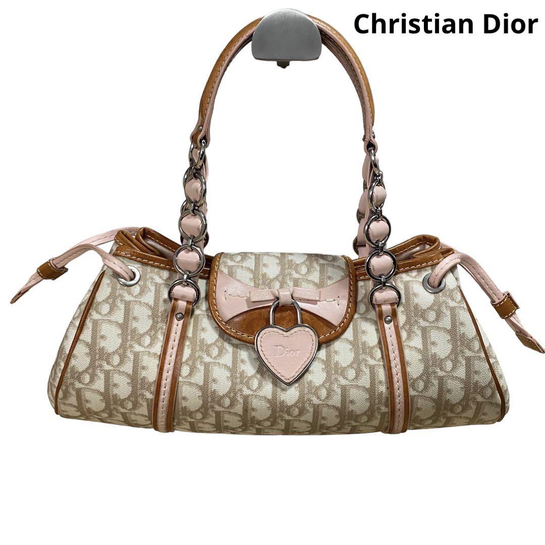 Christian Dior ハンドバッグ トロッター ロマンティック ピンク Christian Dior トロッター ピンク ハンドバッグ ロマンティック