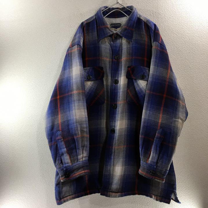 古着 オンブレチェック CPOジャケット シャツジャケット メンズ グランジ - メルカリ 古着 オンブレチェック CPOジャケット シャツジャケット メンズ グランジ - メルカリ