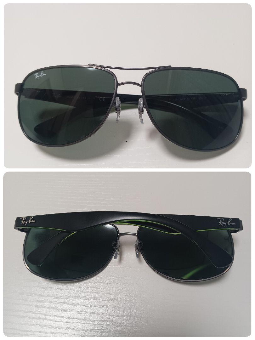 RayBan レイバン グリーンブラック サングラス 3502-029　即配送