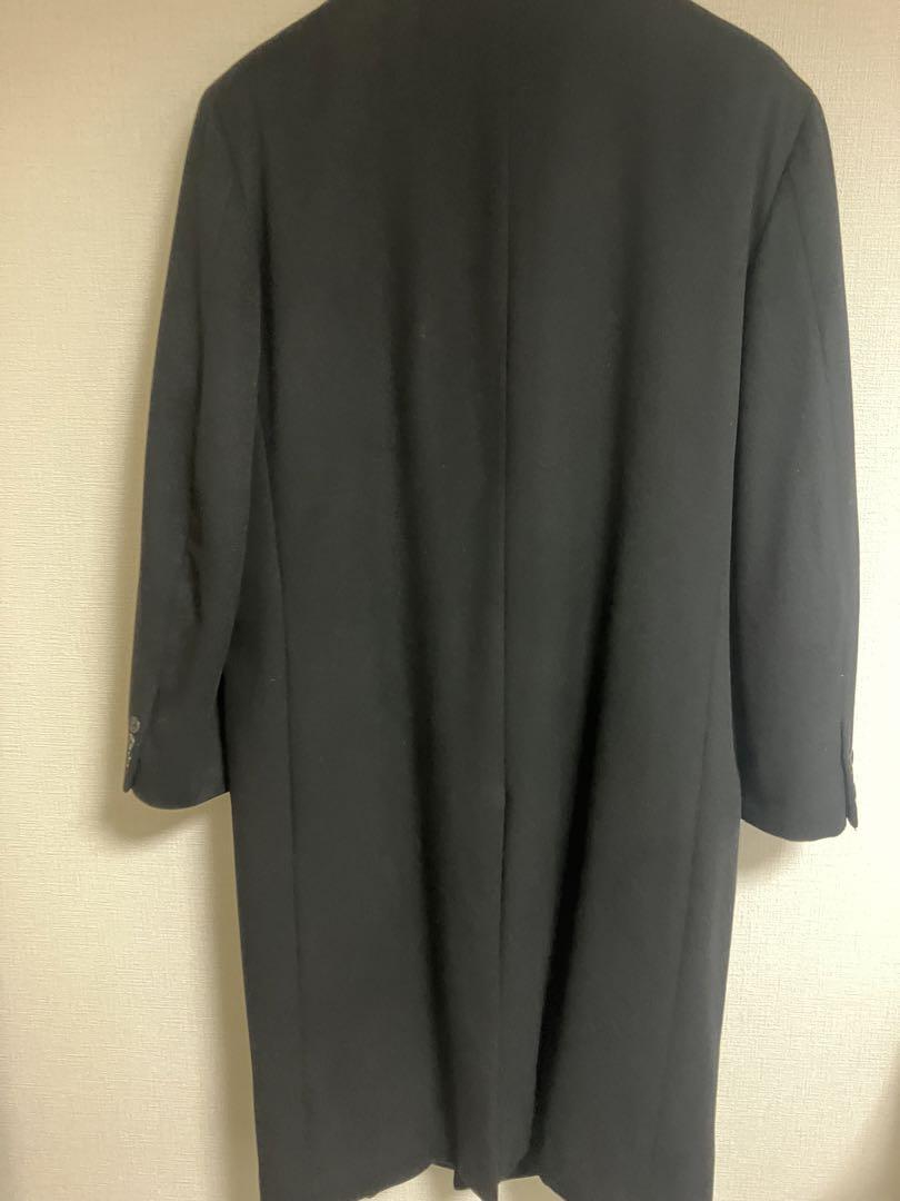 【極美品】balestrinoチェスターコート 100%カシミヤ(ブラック)