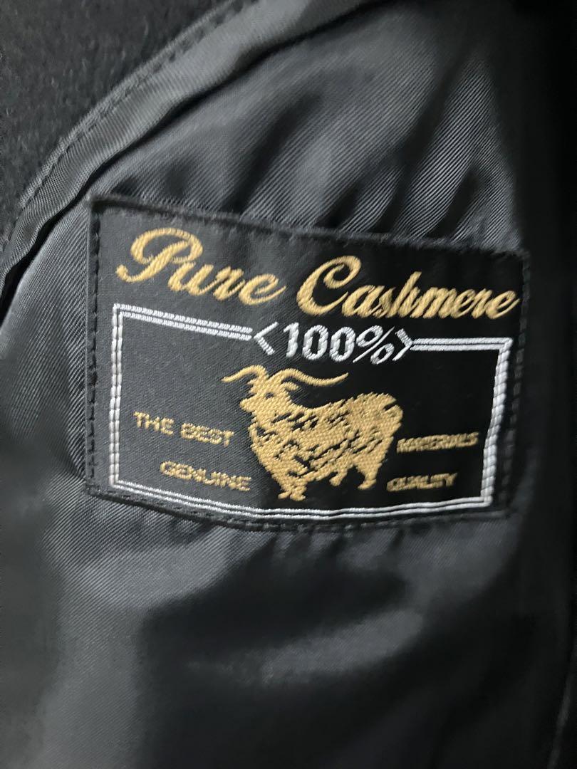 【極美品】balestrinoチェスターコート 100%カシミヤ(ブラック)