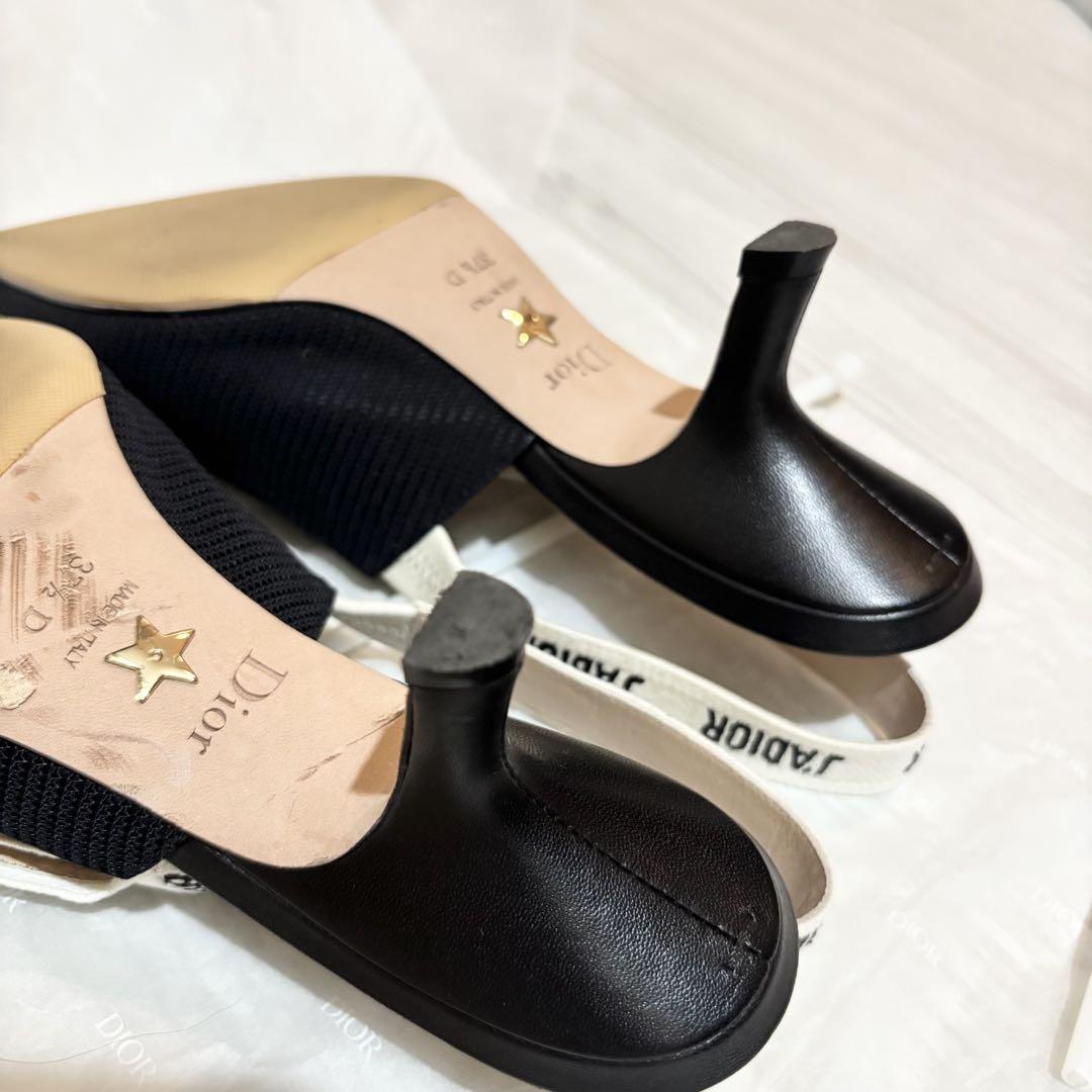 Dior　スリングバックパンプス 37.5 Christian Dior(クリスチャンディオール) / JADIOR スリング