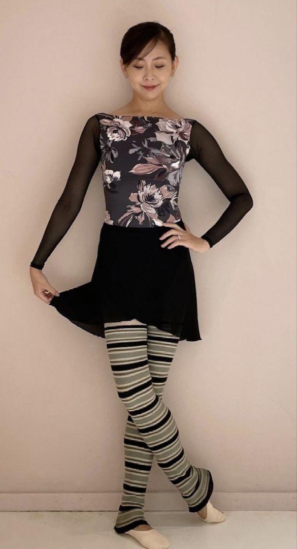 スティナ stina レオタード Mサイズ ロングスリーブ