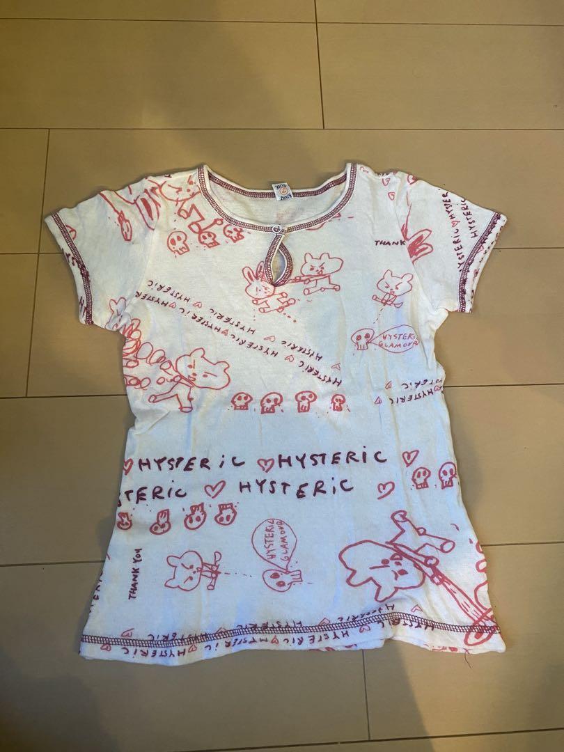 初期　ヒステリックグラマー　落書きウサギ　パイル　Tシャツ　Y2k