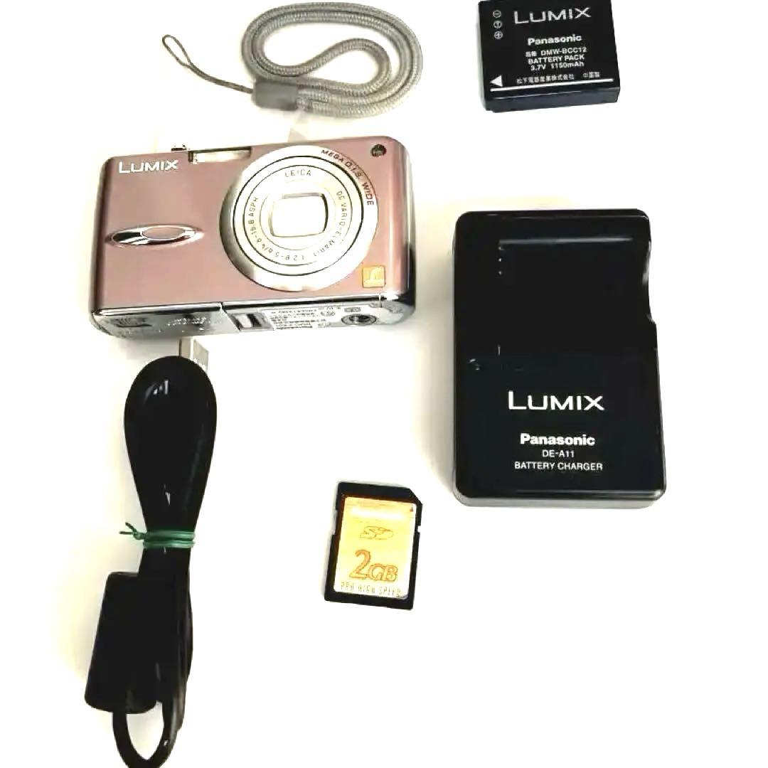 Panasonic LUMIX コンパクトデジタルカメラ ピンク