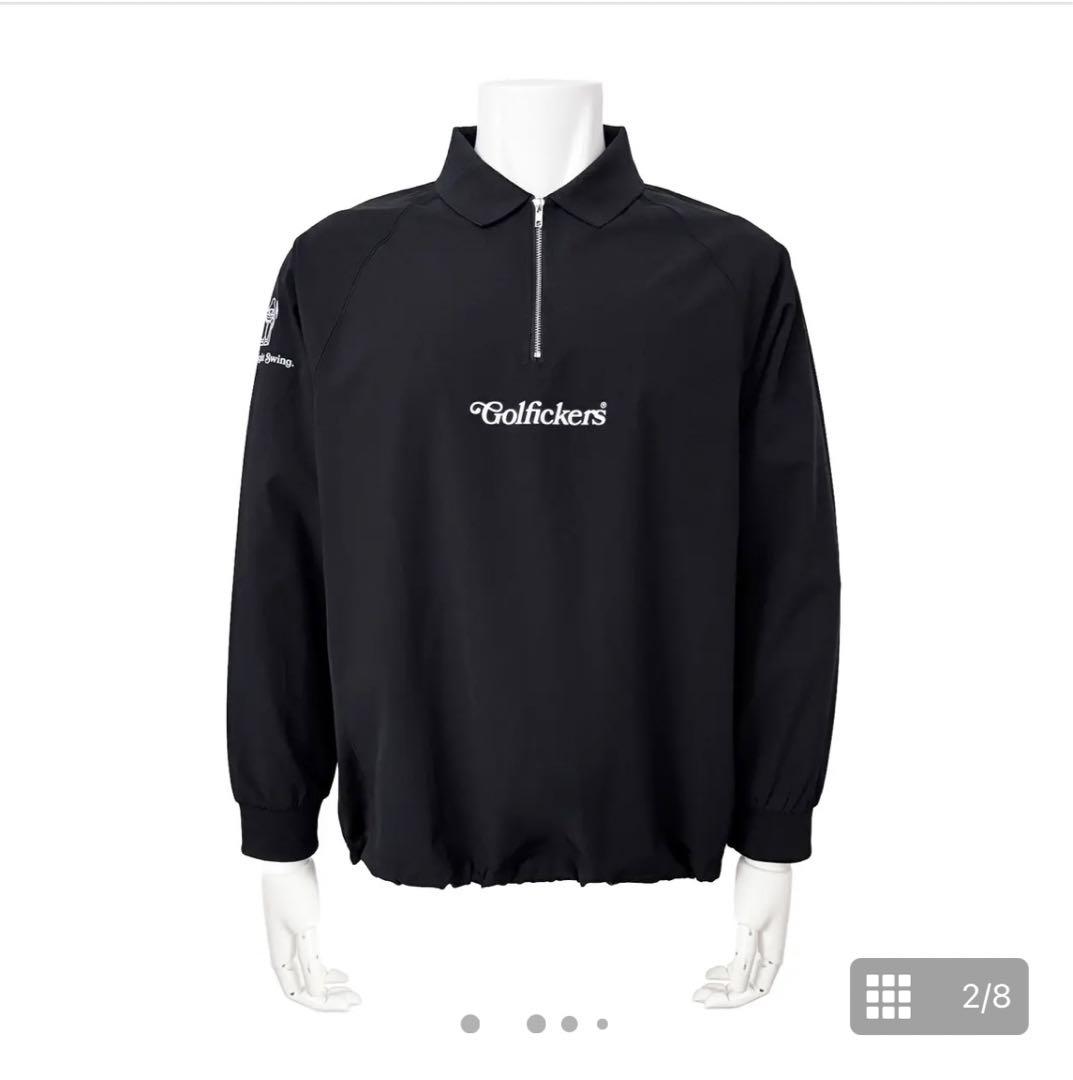 Golfickers 黒 長袖ハーフジップブルゾン新品タグ付き