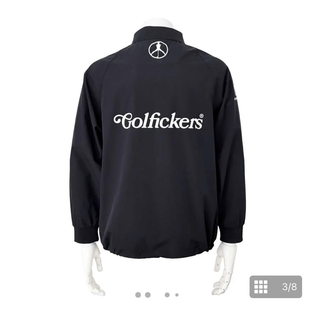 Golfickers 黒 長袖ハーフジップブルゾン新品タグ付き