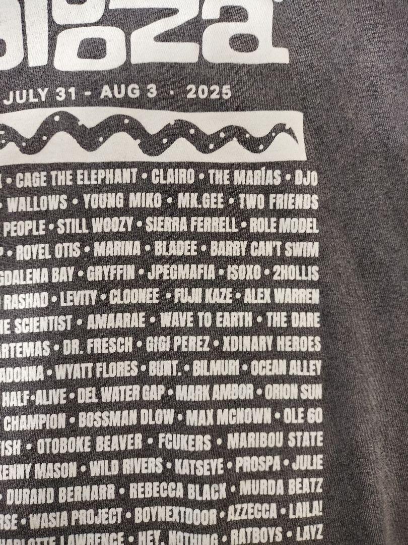 サイズXL Lollapalooza Tシャツ 藤井風 Fujii Kaze - メルカリ