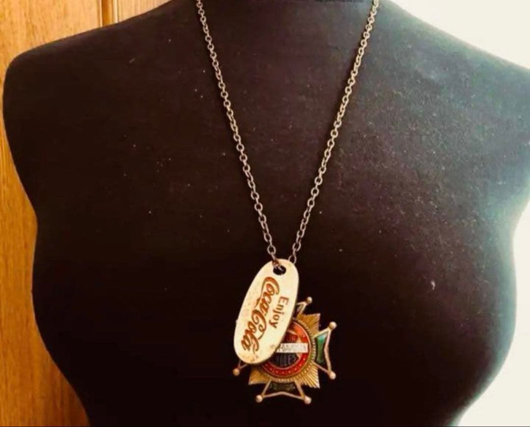 コカコーラ 真鍮ドッグタグ目立った傷や汚れなし