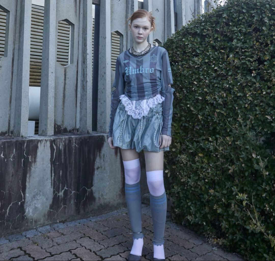 Chinatsu Aoyama × UMBRO Tule Tee Gray