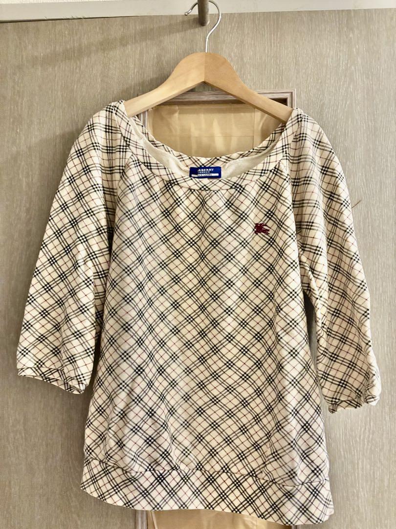 BURBERRY BLUE LABEL チェック柄 セーター 36 4,650円