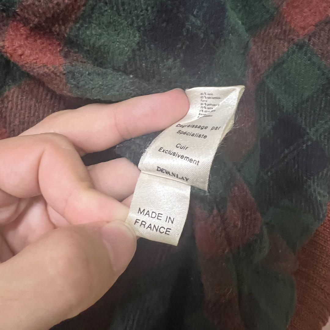 LACOSTE スタジャン レザー切替 古着 vintage