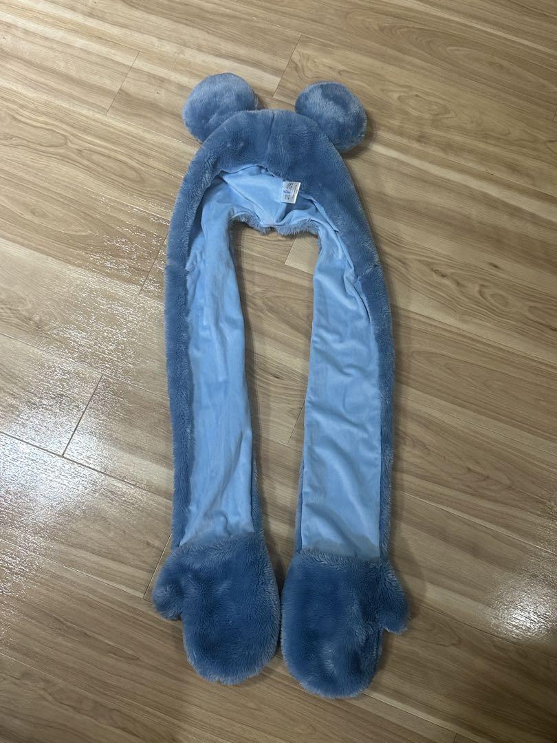 ２つセット　ディズニー　ミッキーマフラー　水色【完売商品】