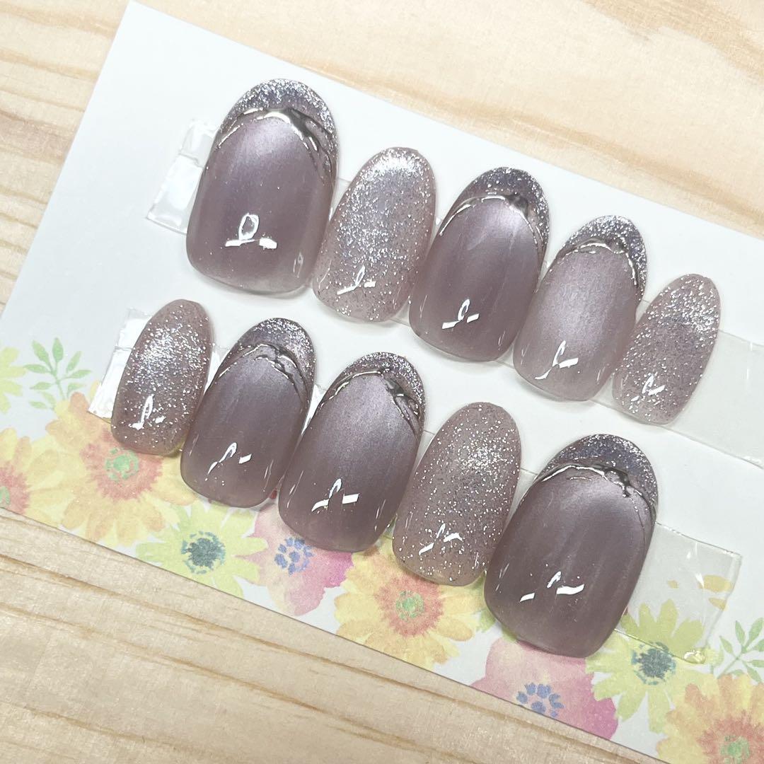【未使用】ネイルチップ　ニュアンスネイル No．80 ネイルチップ ニュアンスネイル 春、夏ネイル - メルカリ
