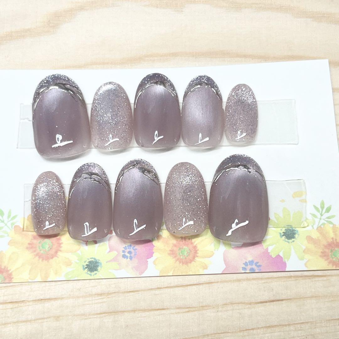 【未使用】ネイルチップ　ニュアンスネイル No．80 ネイルチップ ニュアンスネイル 春、夏ネイル - メルカリ