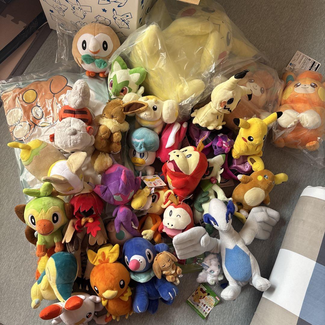 激レア！希少！ポケモン ぬいぐるみ マスコット まとめ売り 大量!!