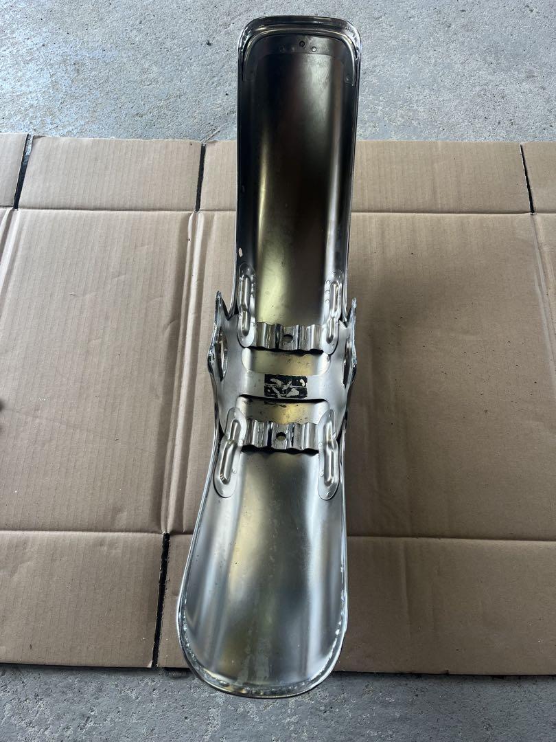 ゼファー750用　メッキフロントフェンダー