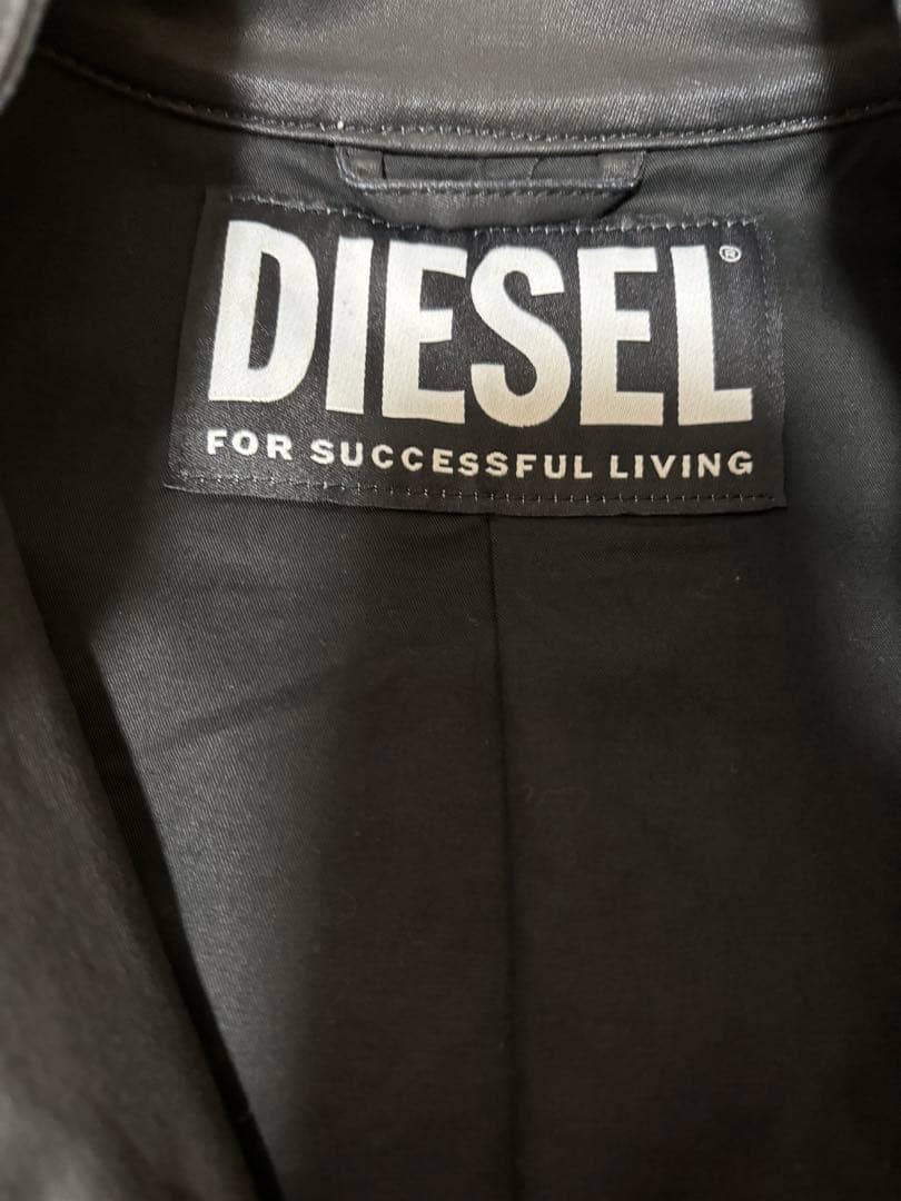 DIESEL 黒 レザージャケット DIESEL 黒 レザージャケット