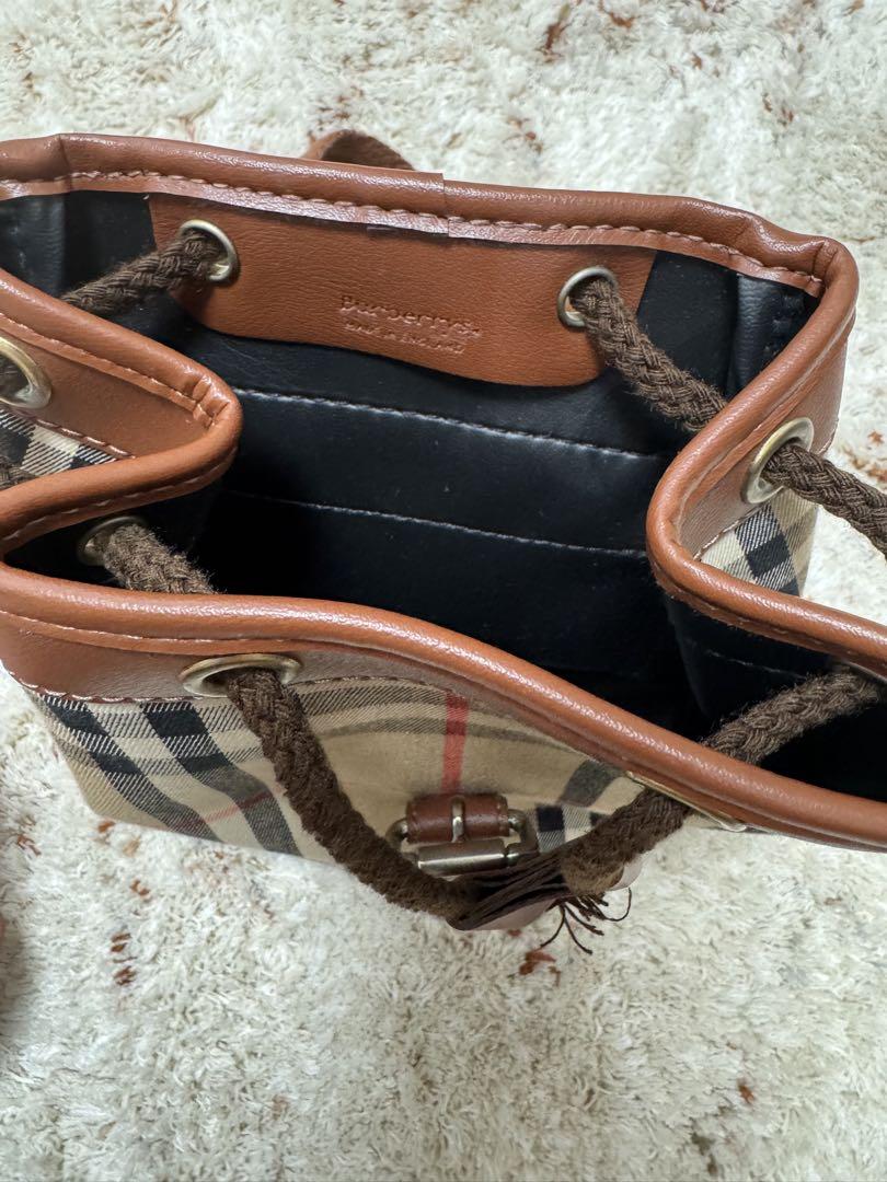 【美品】Burberry ミニリュック ミニバッグ バーバリー ノバチェック