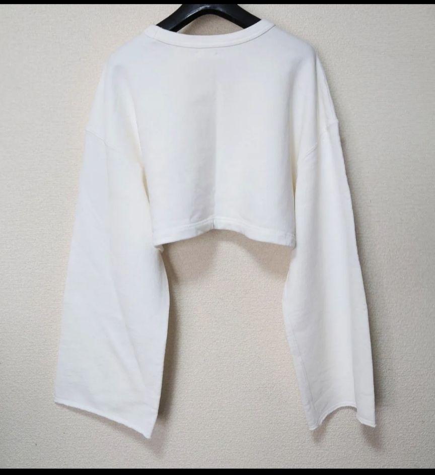 新品 seeall 24ss CROPPED SWEAT スウェット 短丈 S