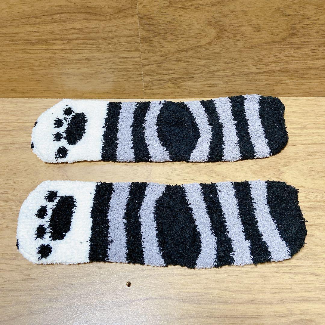 ✨ルームソックス✨かわいい猫の手柄❣️もこもこ
