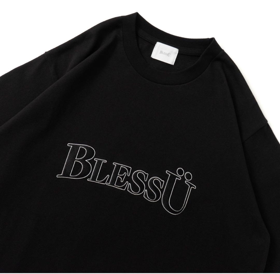 bless u OG logo as tee ブラック