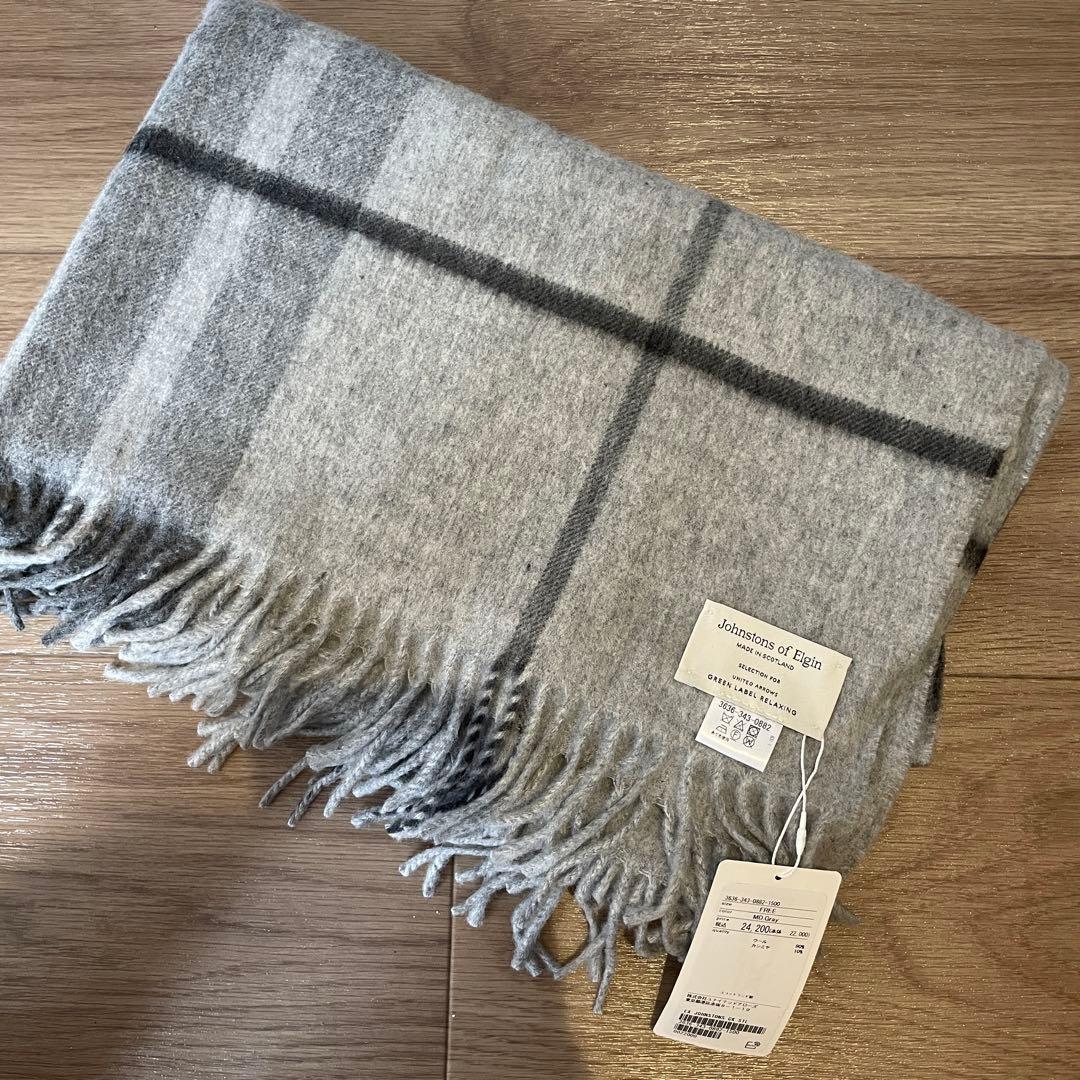 【別注】<Johnstons of Elgin>チェック ストール / マフラー 11,469円