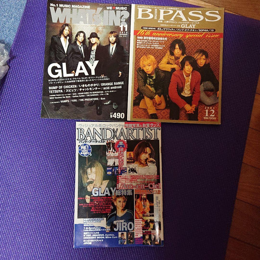 GLAY3冊 ポスター 雑誌切り抜きセット PIBtH-m69825836513 VHSビデオ 日本製新品