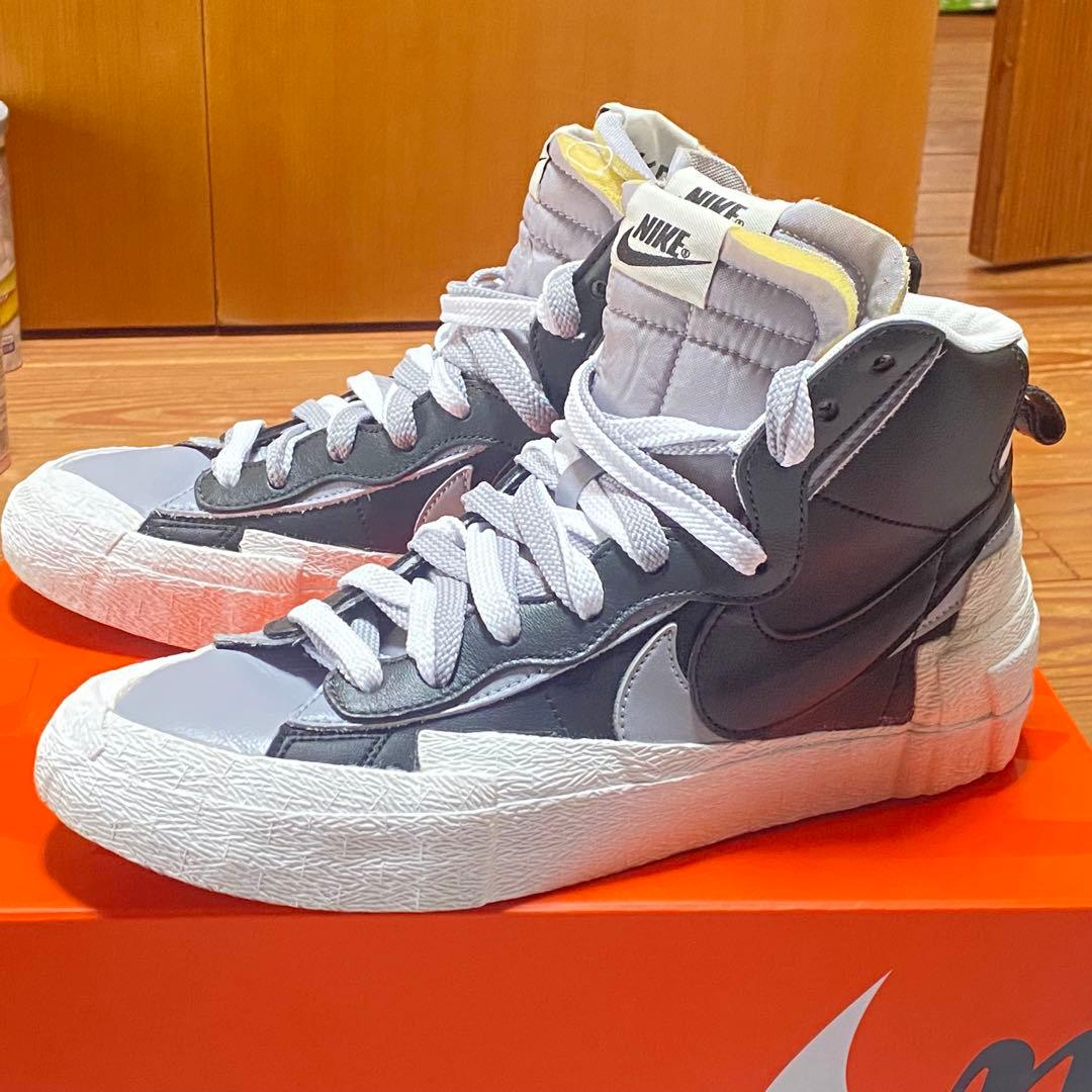 美品 サカイ×ナイキ ブレーザーミッド