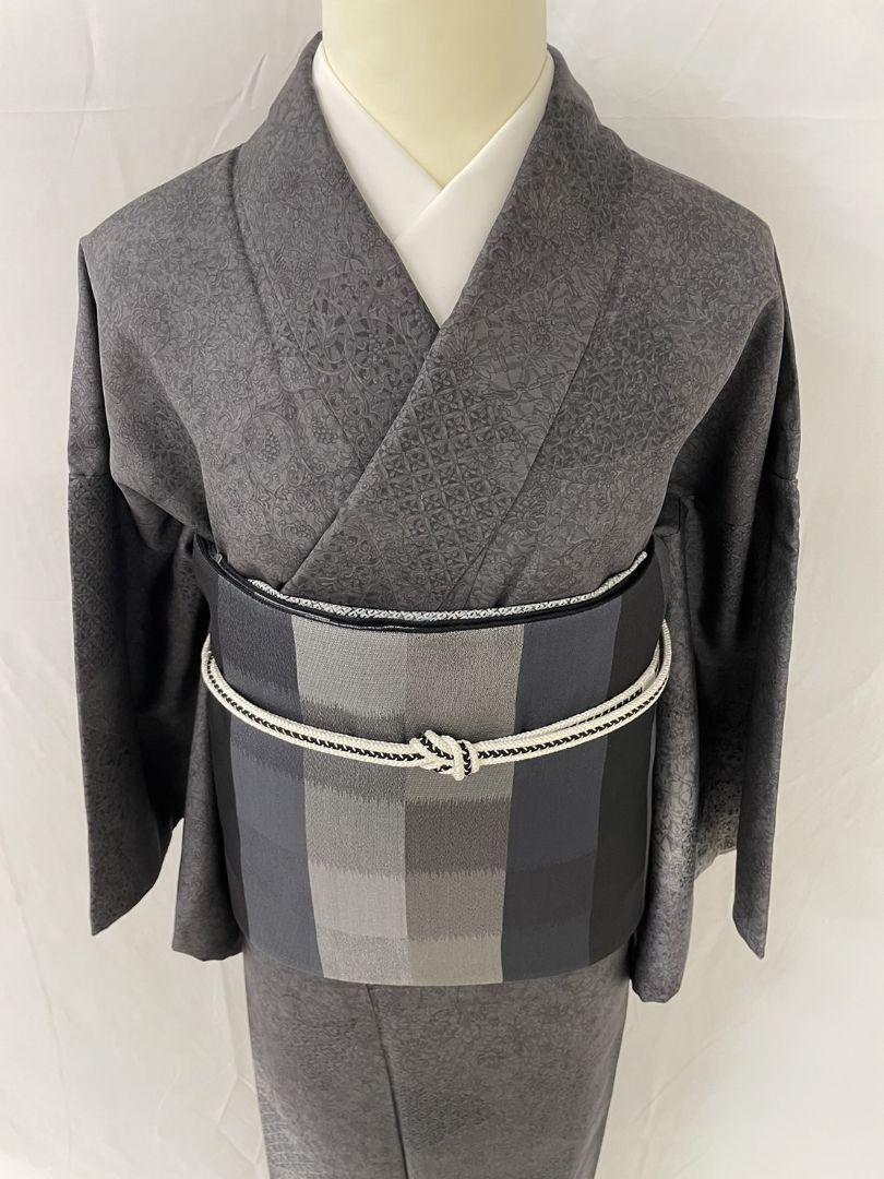 りょう様　美品　正絹袷　染大島紬創作訪問着単品